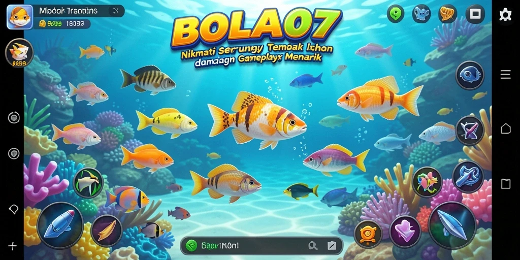 Tampak seru dan mengasyikkan saat berburu ikan di BOLA07.