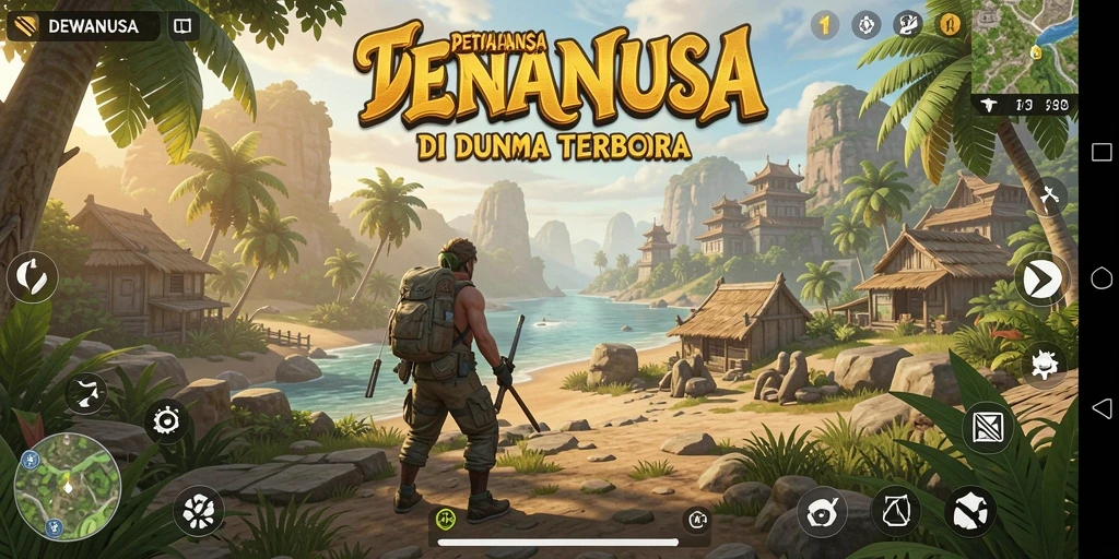 Tampilan visual menakjubkan dari gameplay Open World DEWANUSA.